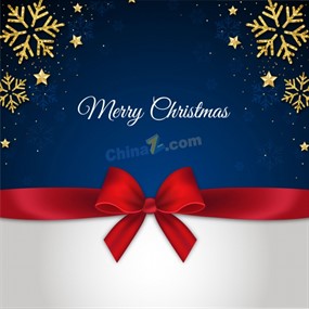 蝴蝶结圣诞背景图片矢量